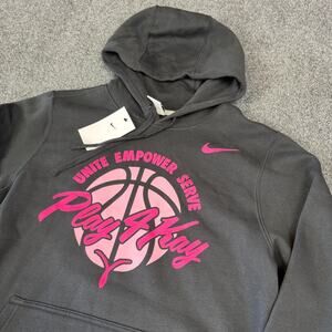 Nike Air Kay Yow PLAY4KAY Team Issued Hoodie‎ Mens XXL Unreleased Black Pink NWT